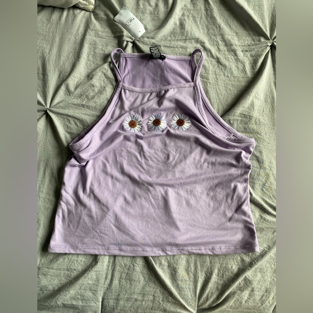 Womens daisy crop top